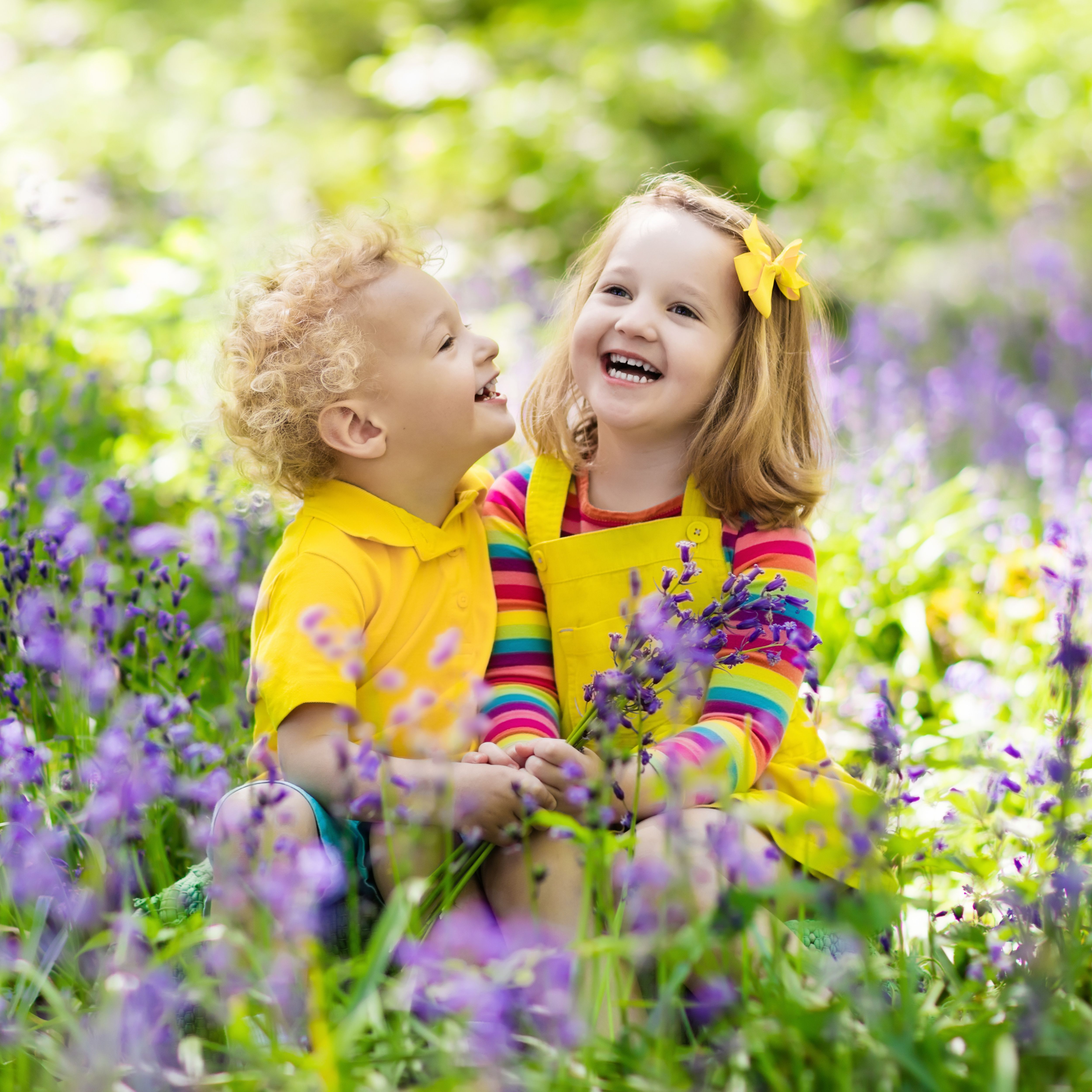 kids in the no dig garden