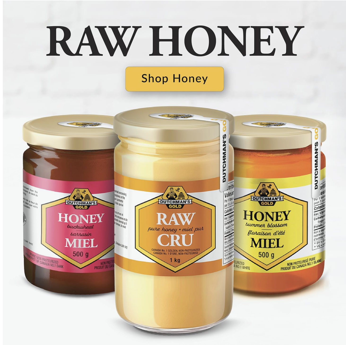 Raw Honey from Dutchman's Gold