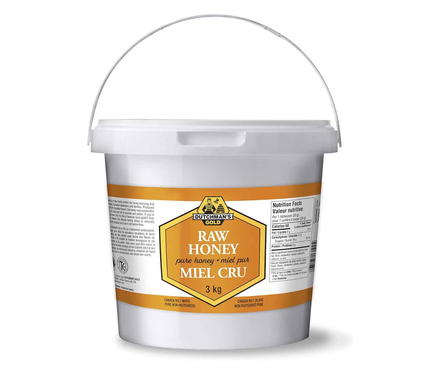 Dutchman gold raw honey